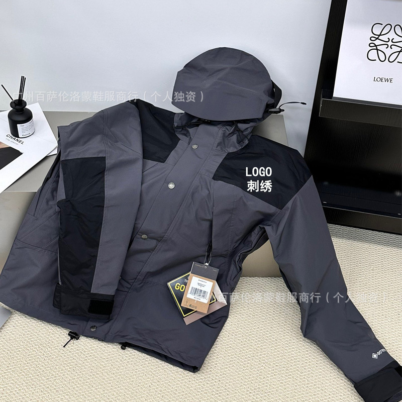 莆田1990冲锋衣美版TNF北家脸面外套男女款户外防风防水登山服|undefined