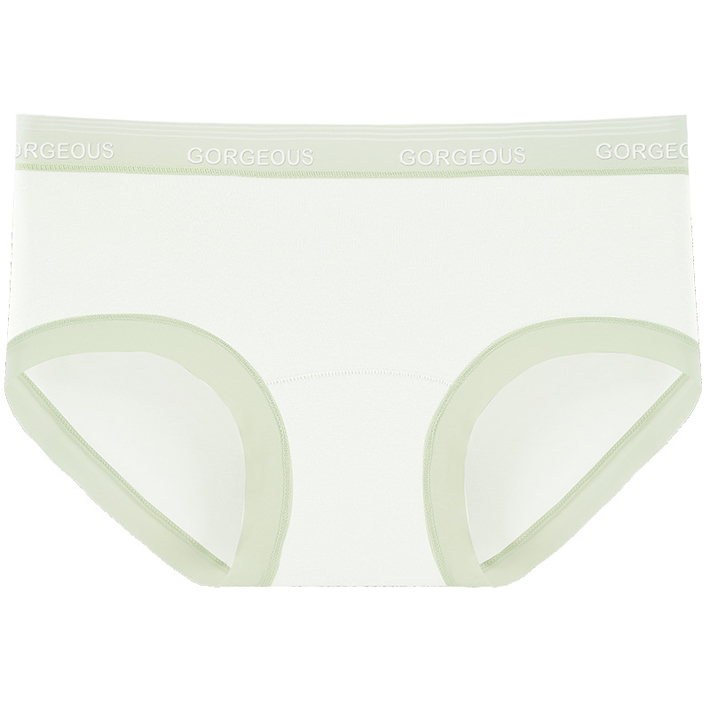 Ropa interior de entrepierna larga de algodón de Xinjiang 50 piezas de algodón Clase A algodón puro cintura media sin costuras 10A entrepierna antibacteriana ropa interior de mujer de algodón