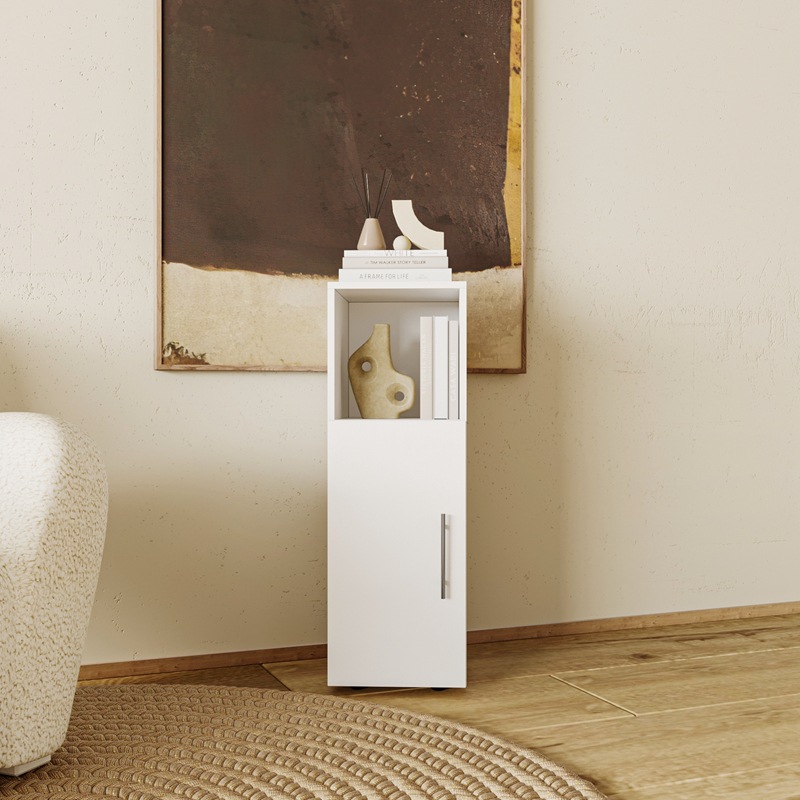 Gabinete de noche de dormitorio gabinete de almacenamiento simple hogar pequeña mesita de noche gabinete multifunción estante de almacenamiento entrega de una pieza
