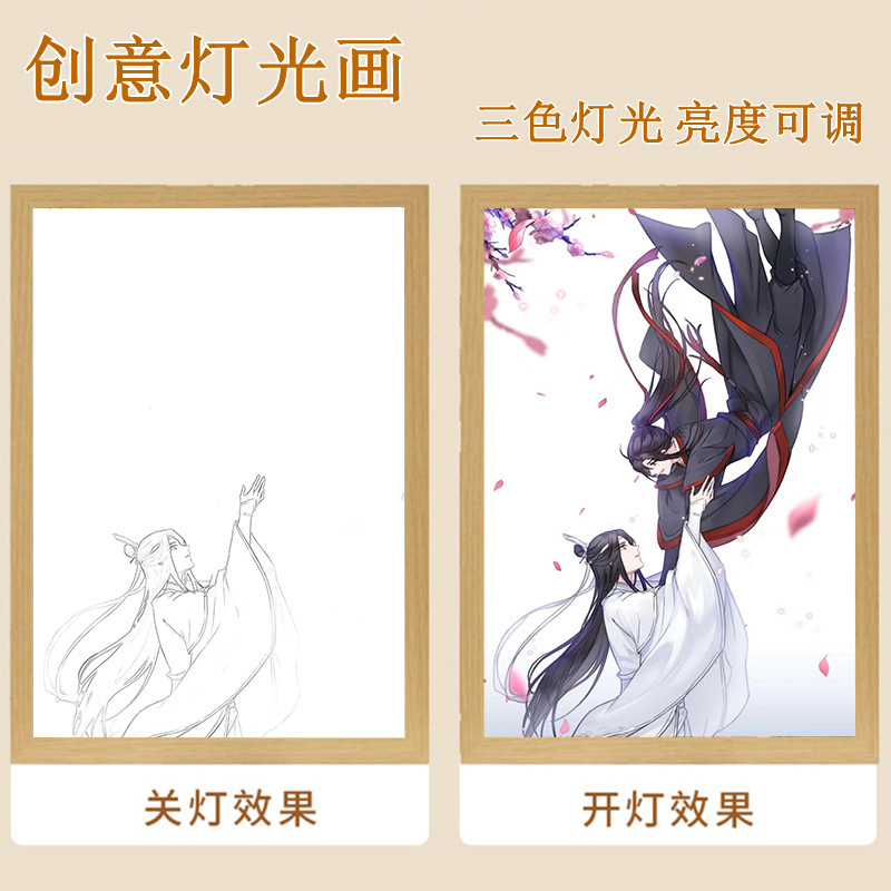 魔道祖師魏無羨望青忘れ機灯光画国漫周辺創意誕生日プレゼント|undefined