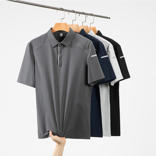 Summer Factory Clothing Short-sleeved Polo Shirt T-shirt Custom-printed logo Men's Advertising Shirt High-quality Cultural Shirt Custom-made Women