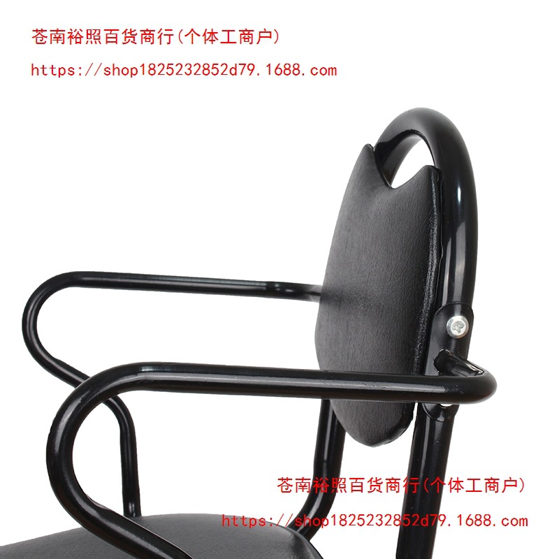 Electric bicycle child seat, rear-mounted, for kids, students, and babies, with a thickened and widened cotton rain cover for wind protection