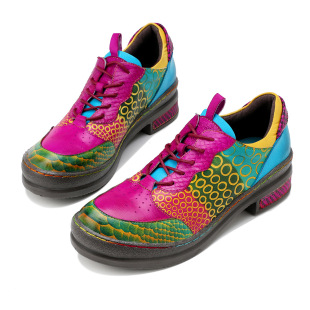 2021�����¿�羳�F؛��Ƥ�͹�ײɫ���e����ЬŮʽ�ָ�ƽ��Ь��Ь