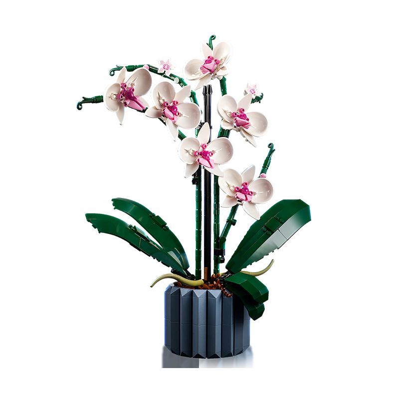 LEGO乐高兰花10311蝴蝶兰10309多肉花束盆景积木女孩拼装玩具礼物-阿里巴巴