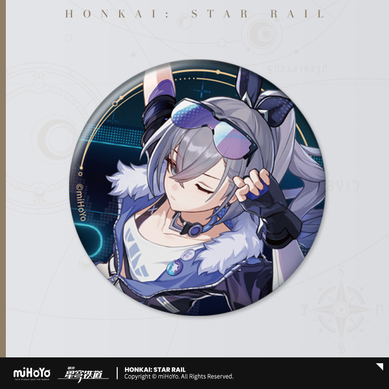 崩壊星空鉄道 二次元周辺 PVシリーズ 公式谷メタルバッジ ファンシエ ジンユアン シルバーウルフ シルバーブランチ|undefined
