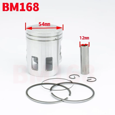 54mm Motorcycle Accessories Yamaha Two-Stroke Piston, piston ring, piston pin