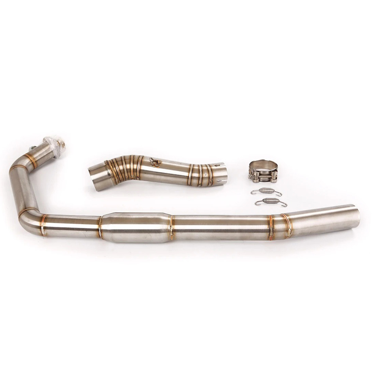 Cbr300R/Cb300F/Cb300R Motorcycle Modified Stainless Steel Front and Mid-Section Exhaust Pipe, Mid-Section 51mm