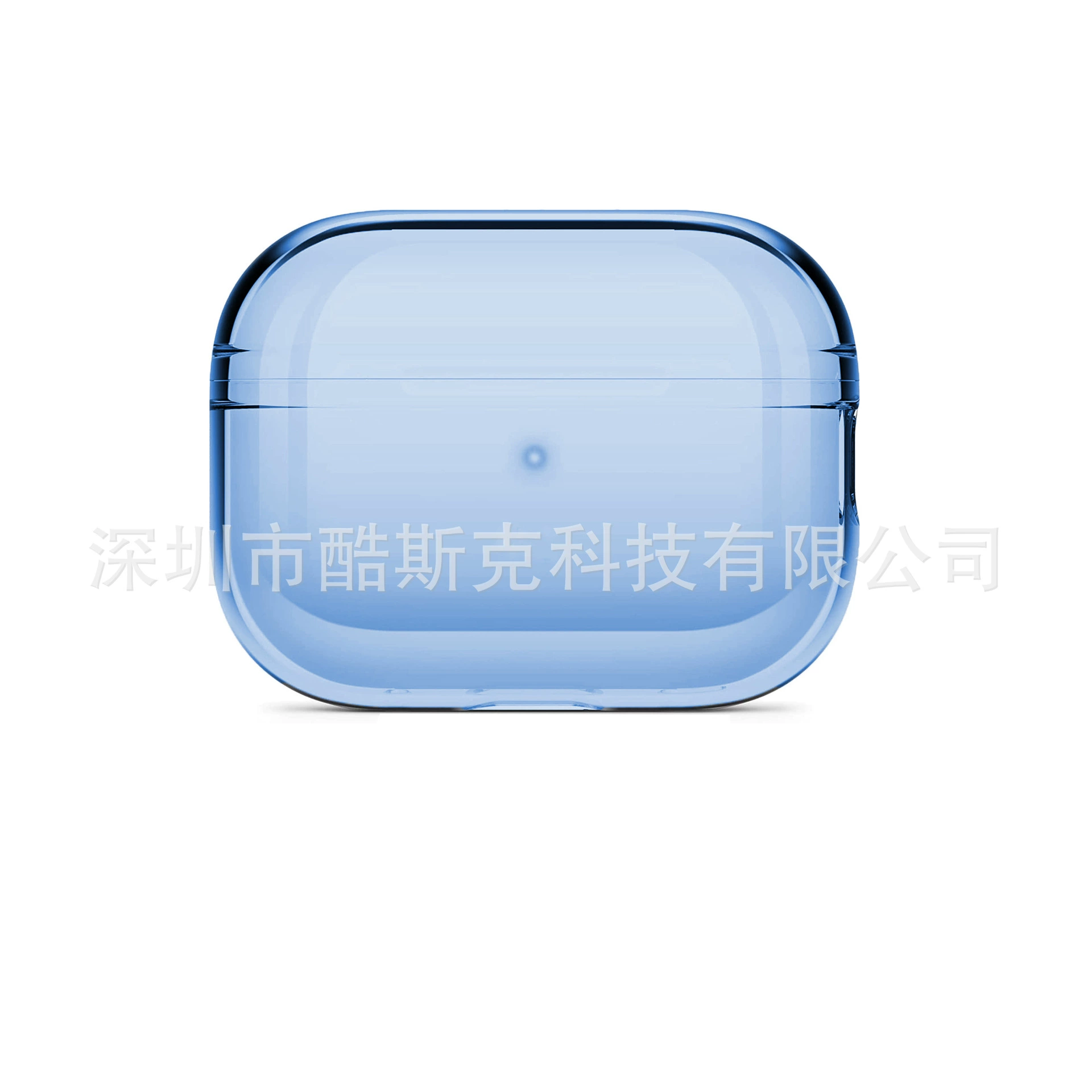 Защитный чехол (Apple) AirPods Pro 2 — TPU-накладка с интегрированной карабиной, прозрачные цвета