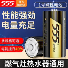正品555大号电池1号1.5v干电池适用热水器煤气灶一号碱性电池批发