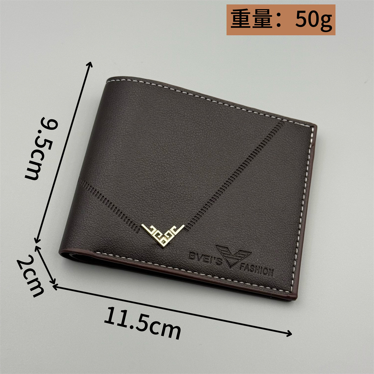 Nueva cartera transfronteriza para hombres bolsos cortos para hombres sensación de alta calidad Amazon venta caliente multi-tarjeta de gran capacidad de negocios ocio