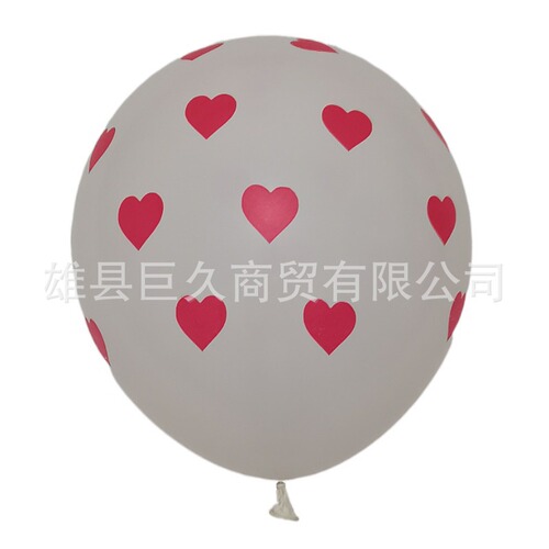 12-inch love balloon 2.8g thickened Chinese Valentine's Day proposal confession decoration decoration round latex balloon