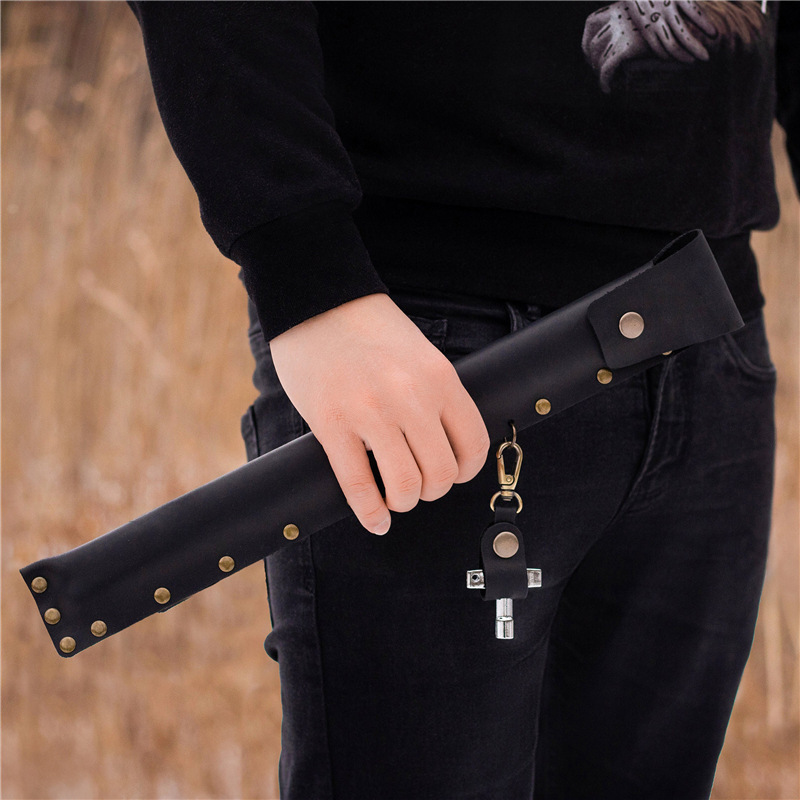 現品DrumStick収納バッグ個ドラムスプレゼントドラムスティックケース革スタンドドラムスティック皮カバードラムスティック袋|undefined
