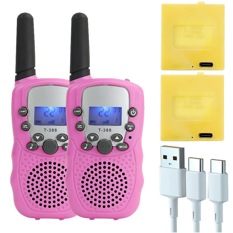 Amazon Hop Зарядка T388 Детская домофон на открытом воздухе Родитель-ребенок игрушка домофон 3KM Звонок