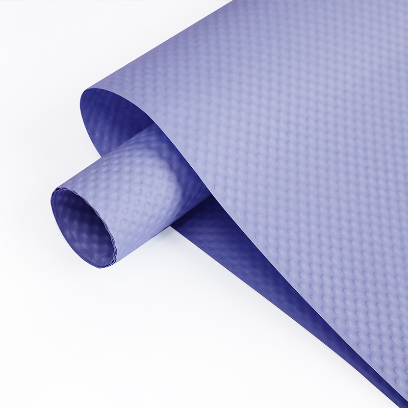 Color sólido nuevo papel en relieve tridimensional Picar punto ramo de papel de embalaje material de embalaje floral al por mayor