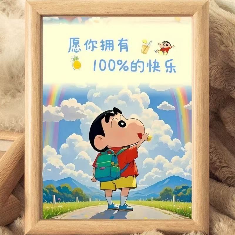 Crayon small new photo frame table bedroom living room office home decoration gift desktop decoration wholesale generation