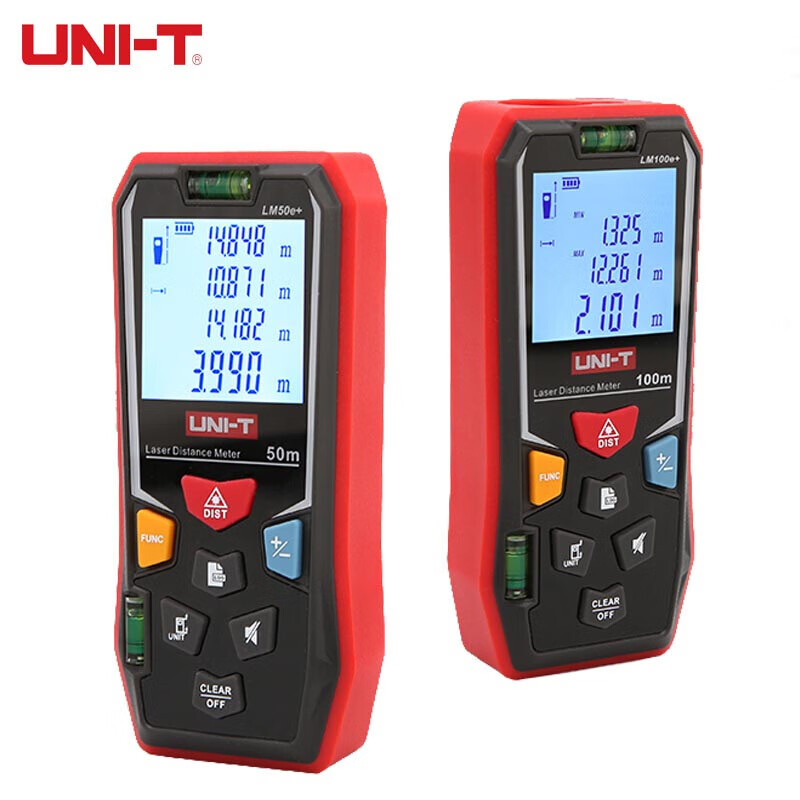 UID UNI-T LM100e + Rangolimeter láser de mano infrarrojo Método de habitación de mano 100