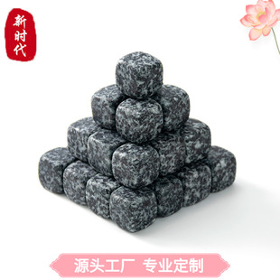 Factory Direct supply marble square grain ice wine stone granite whiskey frozen stone reusable foreign trade supply