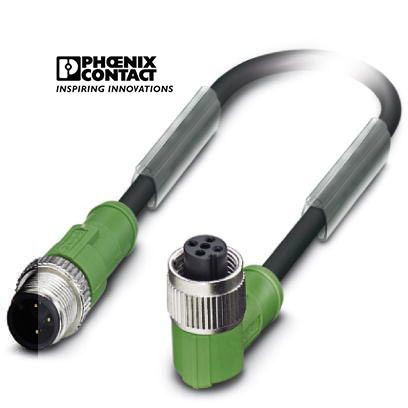 菲尼克斯传感器/执行器电缆SAC-3P-M12MS/ 0,3-PUR/M12FR