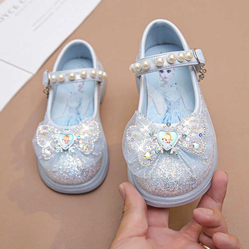 Shoelaces for leather shoes, footwear for princess, shoes from pearl, soft sole