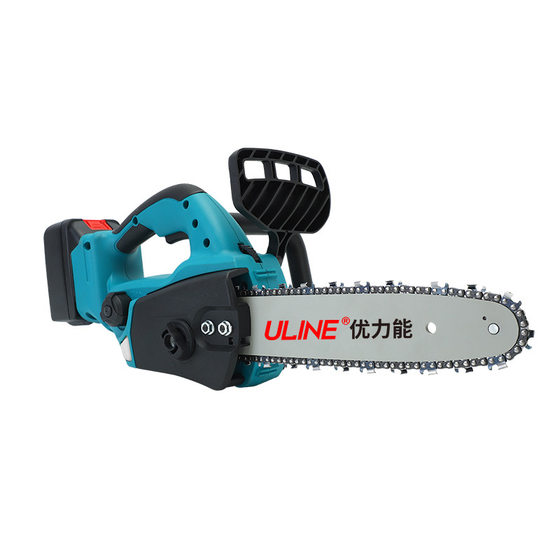 12 Inch Brushless Electric Chain Saw Rechargeable Logging Pruning Saw Household Small Electric Chain Saw Handheld Lithium Electric Saw