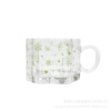 Glass cup INS high face value handle Yun Duo cup wedding group gift office coffee cup breakfast couple cup