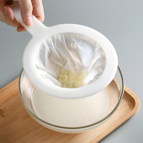 Soy milk filter household baby food juice mesh sieve plastic separation filter kitchen filter colander