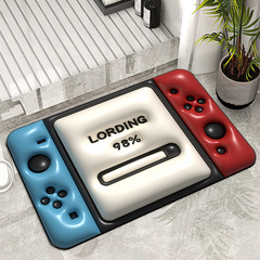 Cross-border game console diatom mud floor mat 3D visual three-dimensional expanding floor mat bathroom water-absorbent quick-drying floor mat