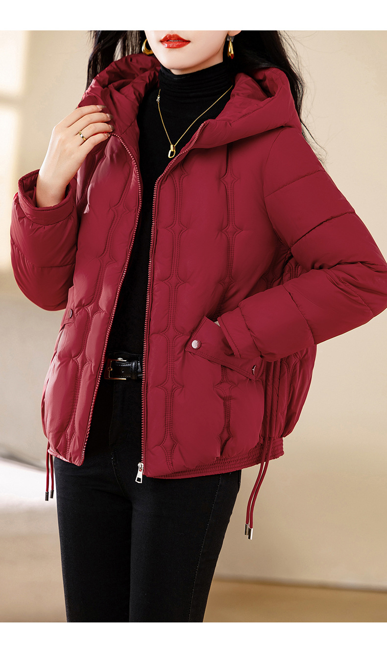 Short loose bread 2024 winter new item thick down women's casual cotton jacket coat_voghion.com