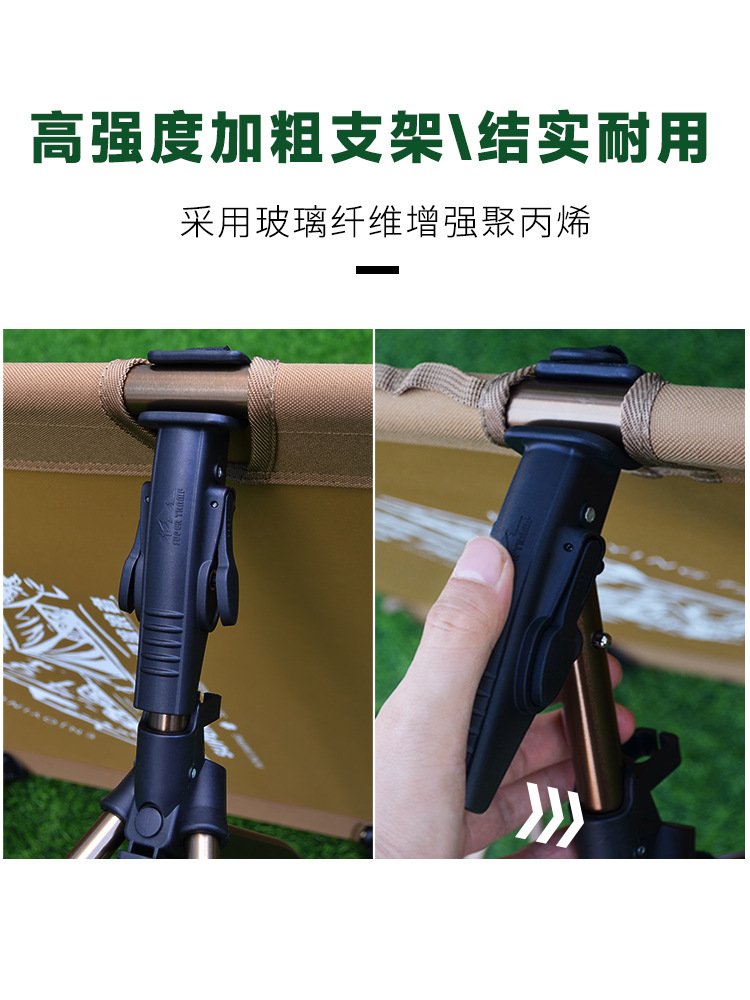 Cama de marcha al aire libre cama de campamento ultra ligera cama portátil cama de acompañante cama de almuerzo cama de oficina sábanas plegables de aleación de aluminio