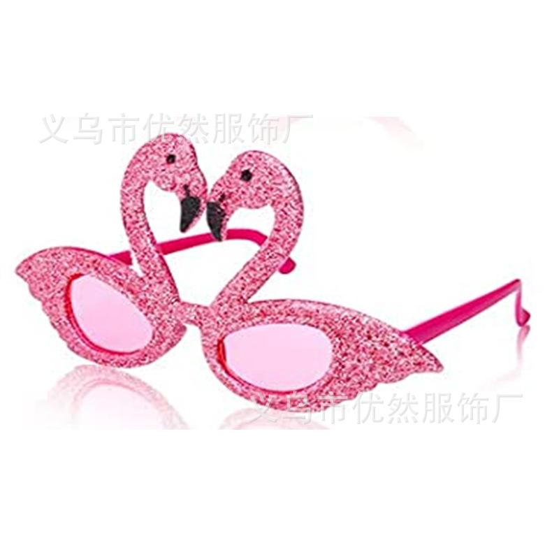 Glitter powder, flamingo