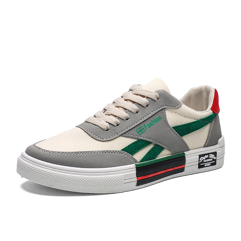 Zapatos de lona para hombres 2024 nuevos zapatos de primavera para hombres zapatos deportivos de altura baja tendencia de zapatos casuales para hombres
