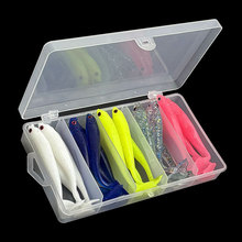 路亚软饵鸭脚T尾鱼饵PVC仿生鱼饵海水淡水路亚渔具批发