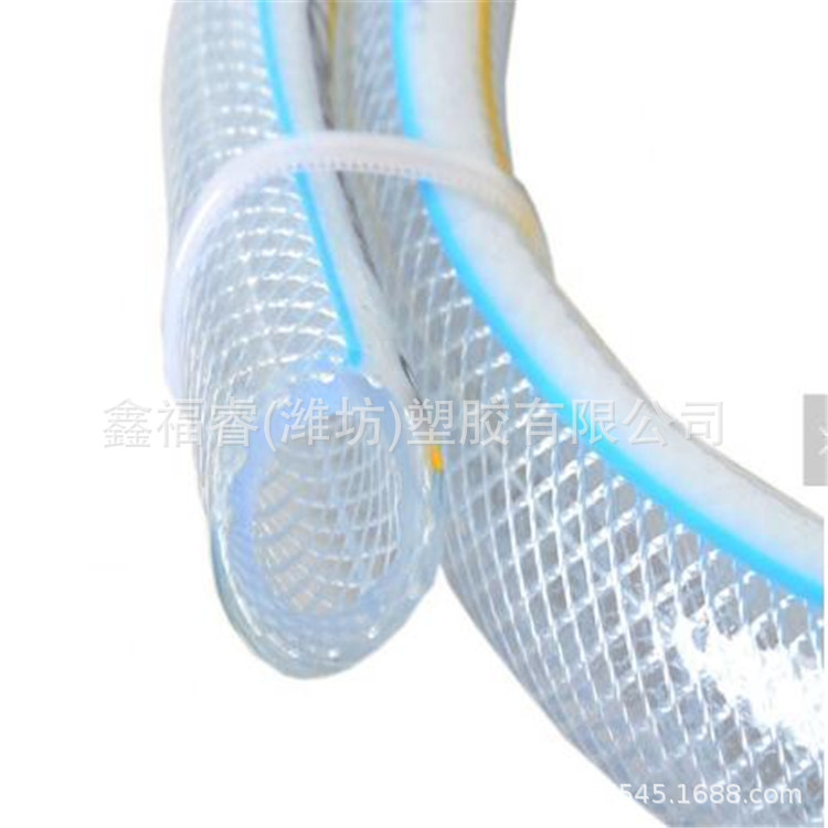 厂家批发 PVC纤维增强软管 透明网纹管 塑料蛇皮水管
