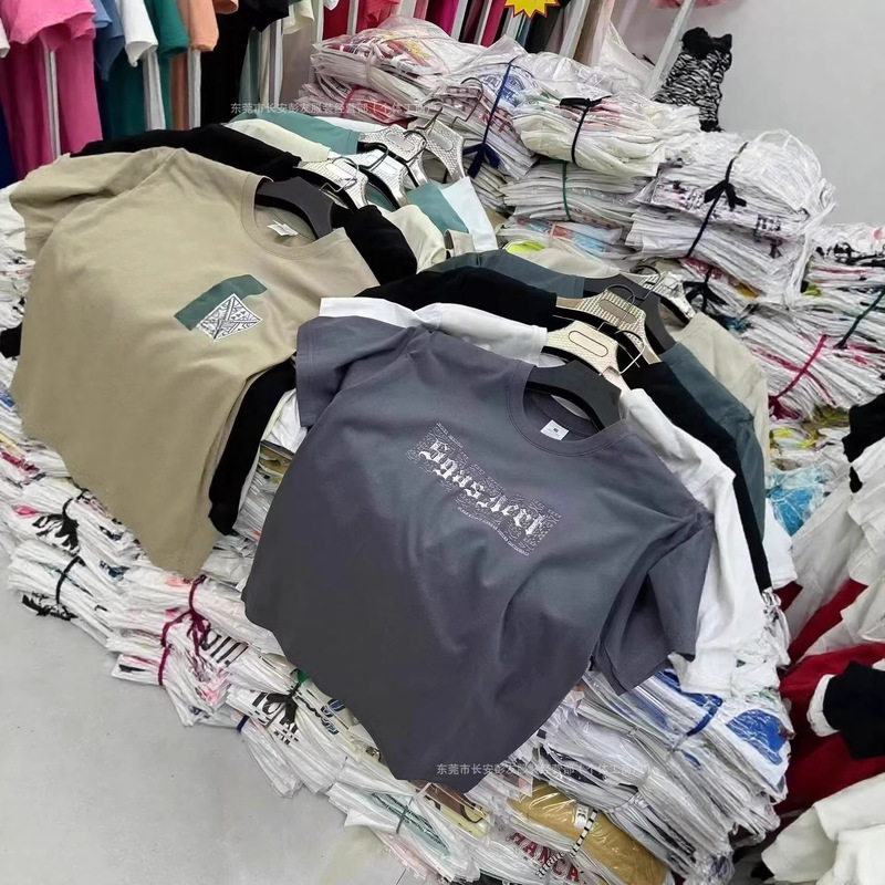Street Vendor Economy Cheap Men's Short-Sleeve Clothing, Street Vendor Supply Men's T-Shirts, Foreign Trade Cross-Border Factory Direct Sales Street Vendor Economy Cheap Men's Short-Sleeve Clothing, Street Vendor Supply Men's T-Shirts, Foreign Trade Cross-Border Factory Direct Sales