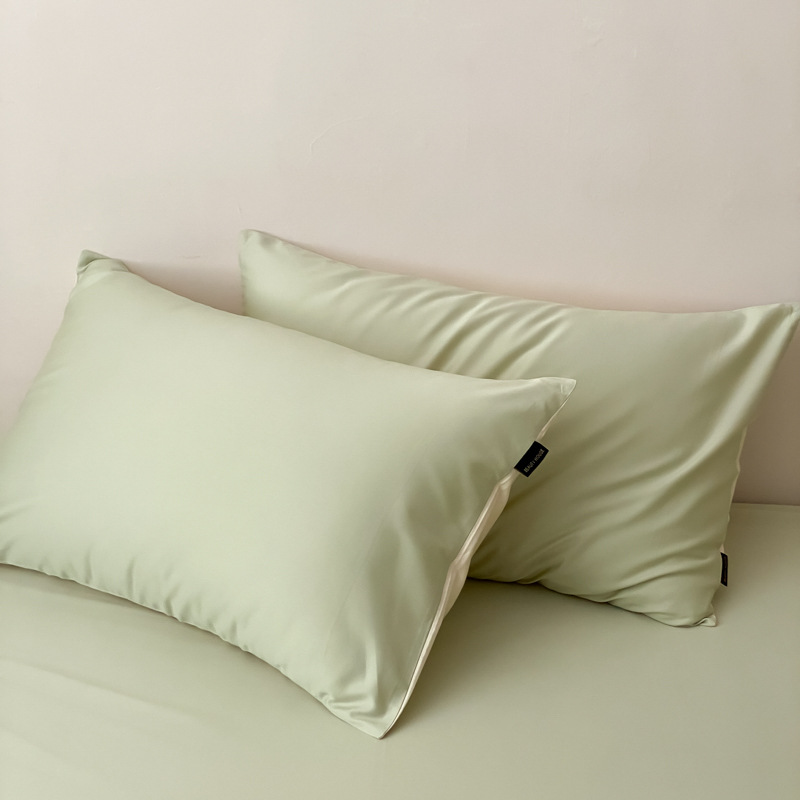 100S algodón largo almohada de algodón un par de paquetes de almohada casera de color sólido nuevo algodón de alta calidad almohada de sensación