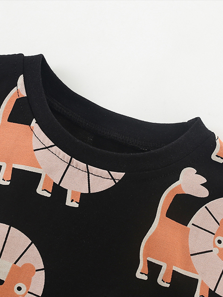 Malwee transfronterizo juegos de niños de dos piezas de verano nuevos niños europeos y estadounidenses camisetas de cuello redondo de manga corta juegos de ropa infantil