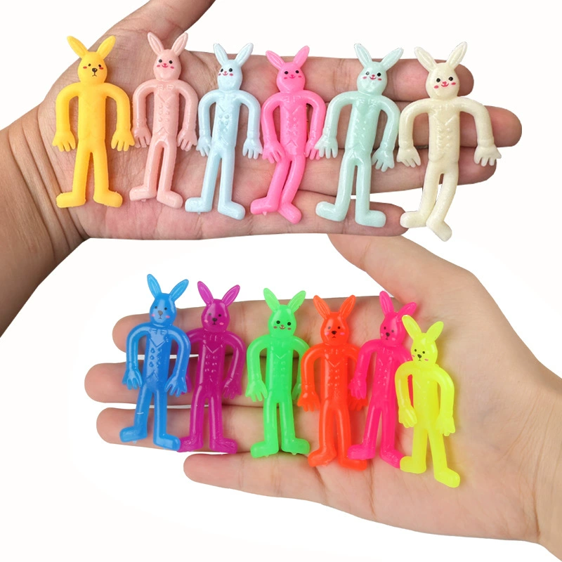 Эластичный кролик из мягкой резины, игрушка, антистресс