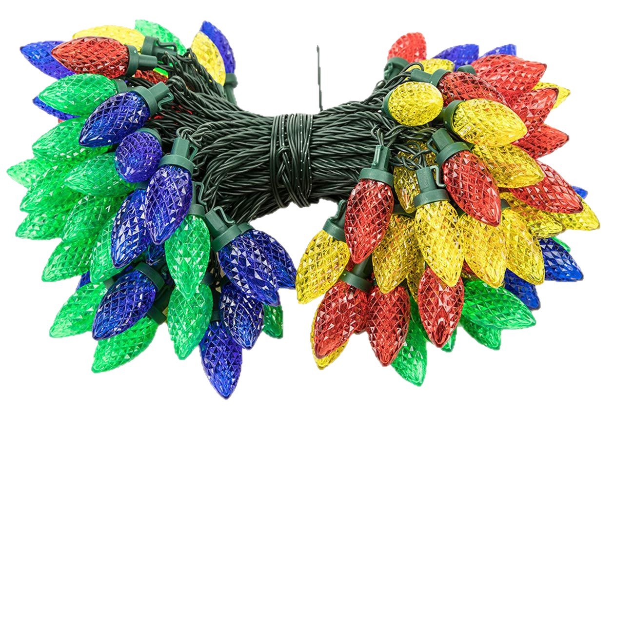 Explosiones transfronterizas C6 string solar al aire libre fresa la la burbuja de Navidad jardín envuelto lámpara de árbol decoración string