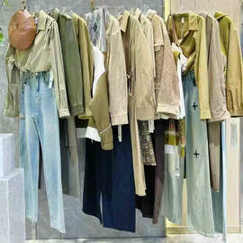 25春画梦羽大版型知性气质风衣外套上衣裤裙专柜撤柜一手货源供应