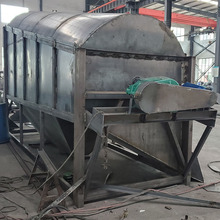 大型封闭式滚筒筛沙机加盖防尘密封卧式圆筒筛分机中轴滚动筛选机