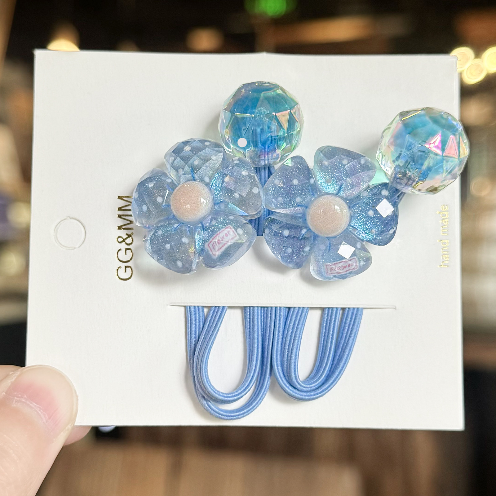 A168 flores de color cuerdas de cabello planas para el cabello de niños dibujos animados azúcar corazón anillo de cabello cuerda de cabeza cola de caballo adorable tocado de correa image 10