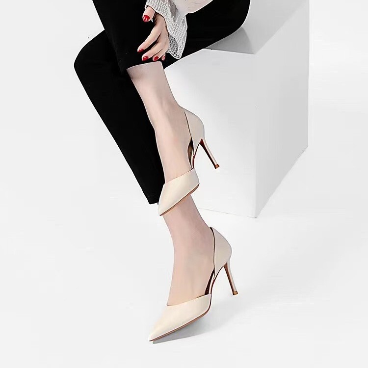 Korean version of ultra-fiber solid color pointed shoes women's fashion temperament ol stiletto heels workplace white-collar work shoes wholesale Korean version of ultra-fiber solid color pointed shoes women's fashion temperament ol stiletto heels workplace white-collar work shoes wholesale
