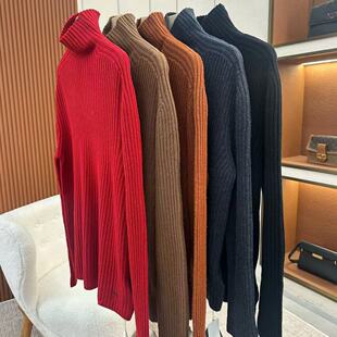 [wholesale series] small black brand spring and autumn warm turtleneck sweater