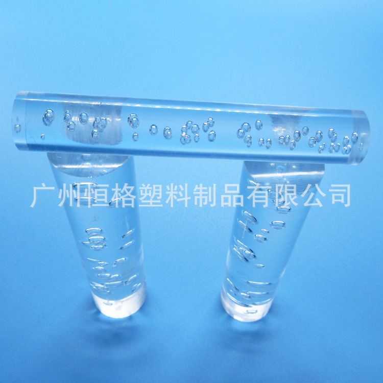 工厂现货批发透明亚克力气泡棒婚庆晚宴展会灯饰棒pmma有机玻璃棒