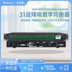 プロフェッショナル 31 バンドイコライザーホームミーティングパフォーマンスバー高音、低音 EQ チューナーノイズリダクションデジタルイコライザー