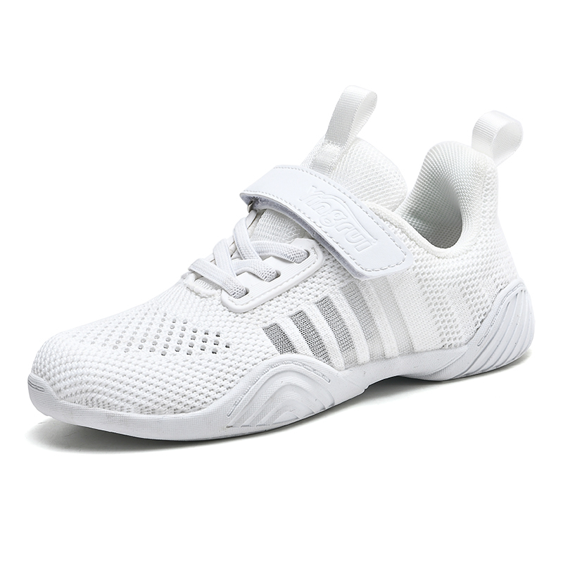Zapatos aeróbicos deportivos, zapatos blancos, zapatos deportivos, zapatos de entrenamiento para mujeres, zapatos de competencia, zapatos suaves para niños