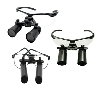 Dental medical oral surgery binocular wearing glasses type 4 times 6 Times 8 times medical magnifying glass Foreign trade