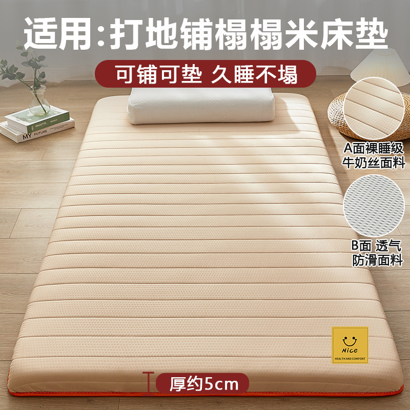 地铺睡垫家用床垫软垫防潮地垫打地铺神器租房专用垫学生宿舍单人|undefined