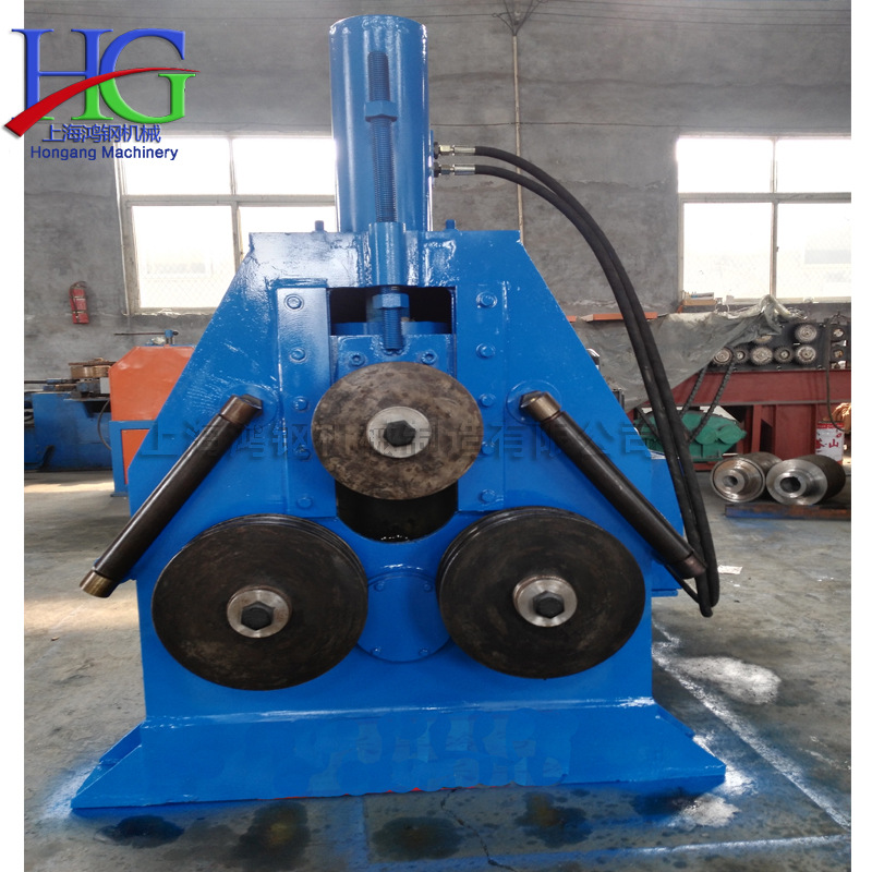 一次冷弯成型材盘管机 螺旋状钢管扁钢打圈机 立式大型盘管设备