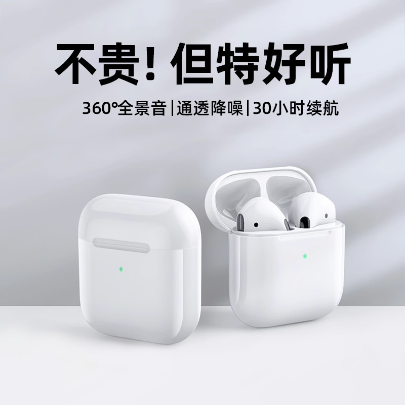 Cross-Border New Product Pro4 Fourth Generation Pro5 Fifth Generation Wireless Bluetooth Headset Tws High-Quality Stereo 5.3 Bluetooth